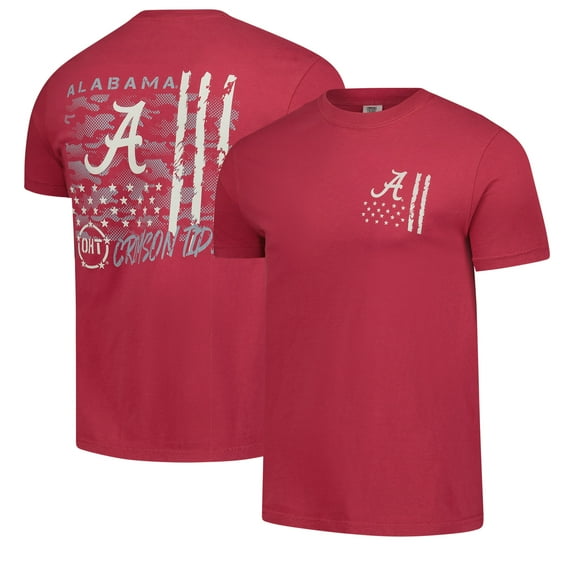 Men's Crimson Alabama Crimson Tide Comfort Colors OHT Camo Overlay T-Shirt