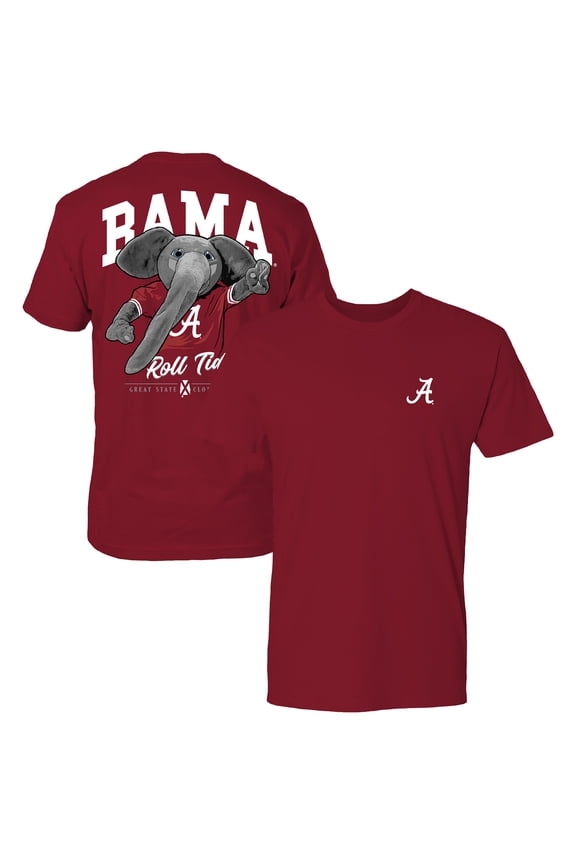 Men's Crimson Alabama Crimson Tide Rally Mascot T-Shirt