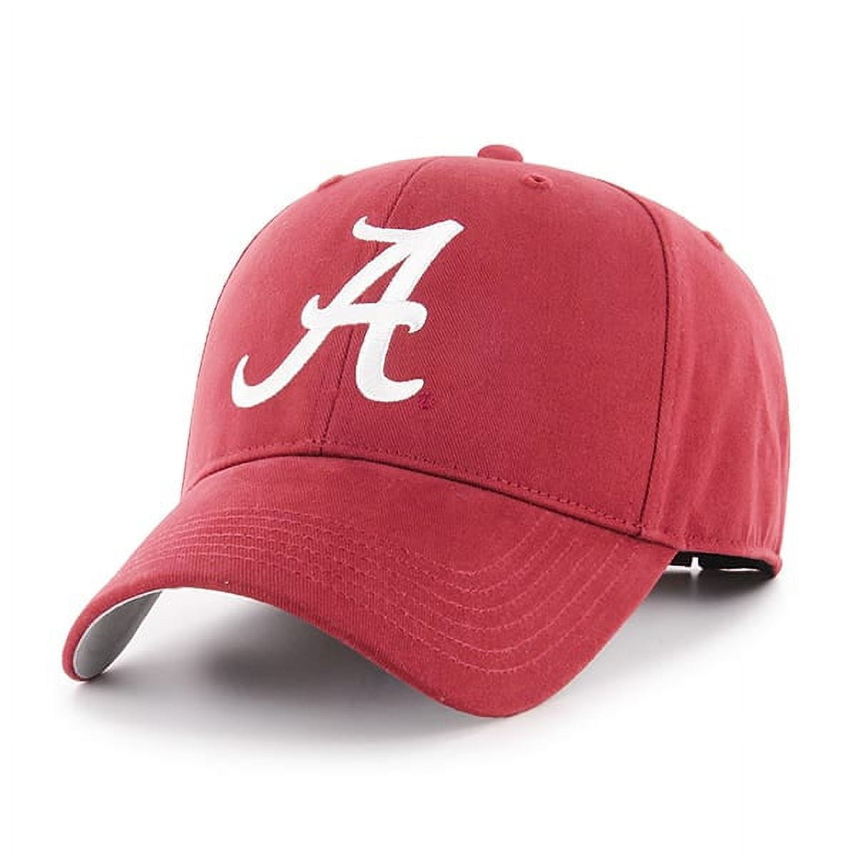 Men's Crimson Alabama Crimson Tide Team Logo Basic Adjustable Hat - OSFA