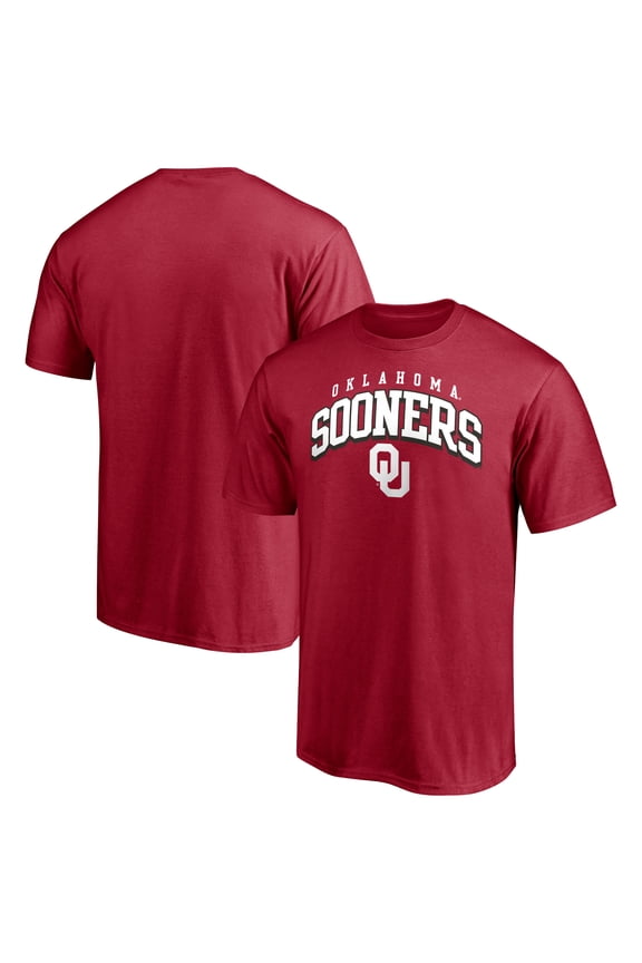 Men's Crimson Oklahoma Sooners Line Corps T-Shirt