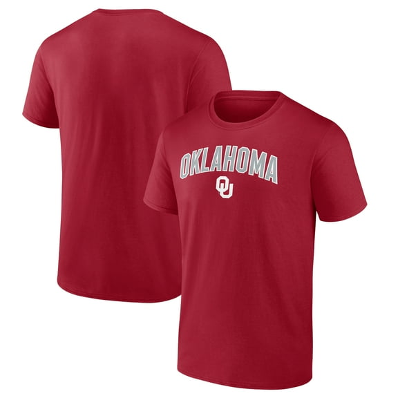 Men's Crimson Oklahoma Sooners Tall Engage Arch T-Shirt