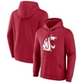 thumbnail image 1 of Men's Crimson Washington State Cougars Primary Logo Pullover Hoodie, 1 of 3