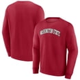 thumbnail image 1 of Men's Crimson Washington State Cougars Short Name Fleece Pullover Sweatshirt, 1 of 3