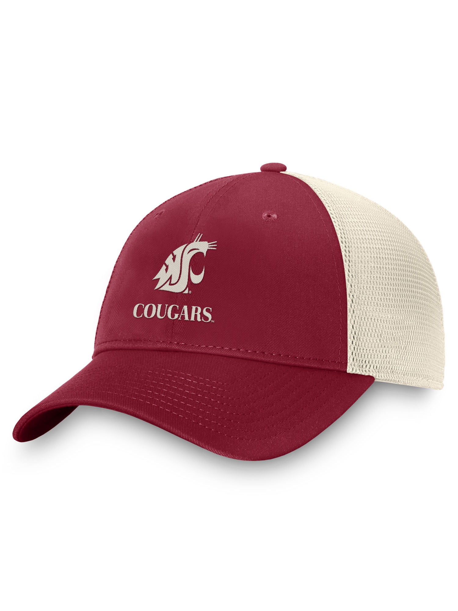 Casquette trucker ajustable contemporaine « Crimson Washington State Cougars » pour homme