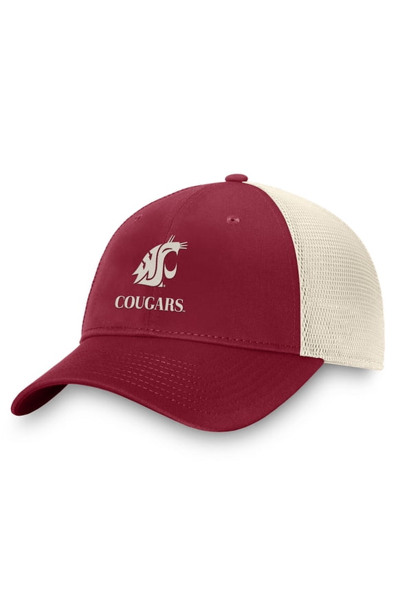 Men's Crimson Washington State Cougars Special Ops Trucker Adjustable Hat