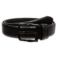 thumbnail image 1 of Men's Croco Print Feather Edged Leather Dress Belt, 1 of 4