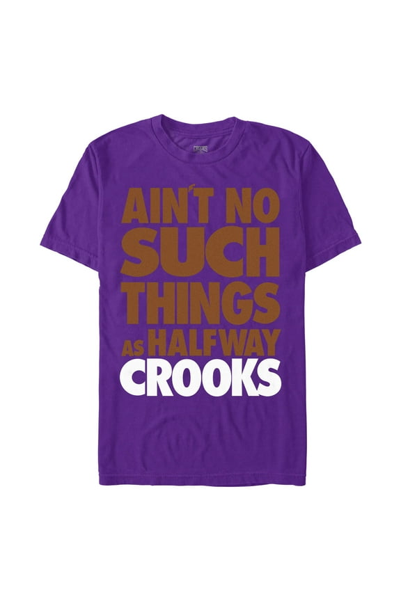 Men's Crooks & Castles Ain't No Such Things Quote Graphic T-Shirt