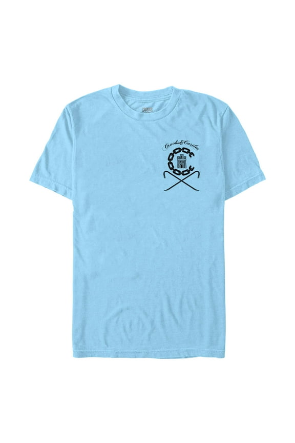 Men's Crooks & Castles Ancient Tower Badge Graphic T-Shirt