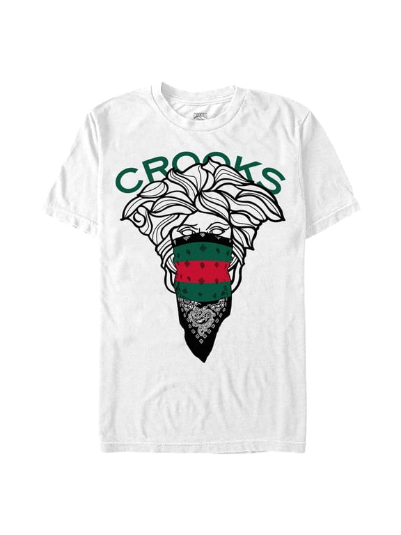 Men's Crooks & Castles Medusa Big Face Graphic T-Shirt