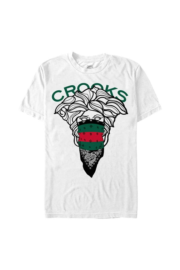 Men's Crooks & Castles Medusa Big Face Graphic T-Shirt