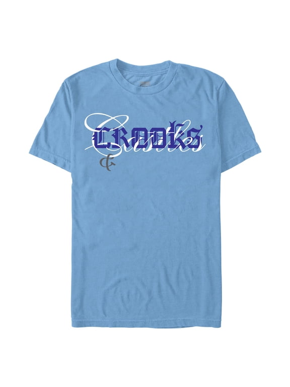 Men's Crooks & Castles Overlay Gothic Logo Graphic T-Shirt