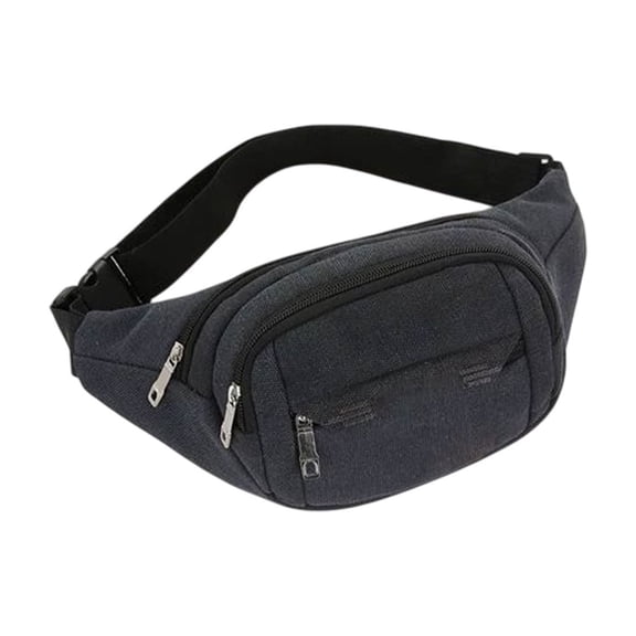 Men's Crossbody Bag Sling Pack for Travel Outdoor Sports, Lightweight Chest Fanny Pack with Multiple Pockets, Durable Canvas Storage Bag for Daily Use