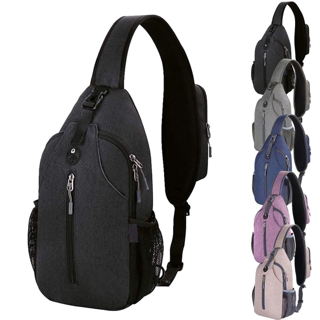 Men's Crossbody Bag Sports Shoulder Bag Chest Bag Multi Functional
