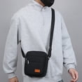 thumbnail image 1 of Men's Crossbody Bag Watertight Canvas Chest Bag Outdoor Sports Shoulder Backpack - Lightweight, Adjustable Strap, Multi-Compartment Storage, 1 of 6