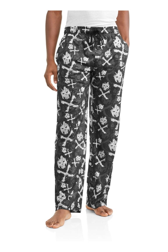 Men's Crossbones Sleep Pants, Up to Size 2XL