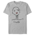 thumbnail image 1 of Men's Cruella Abstract Doodle  Graphic Tee Silver X Large, 1 of 4