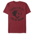 thumbnail image 1 of Men's Cruella Evil By Design Sketch  Graphic Tee Cardinal X Large, 1 of 5