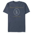 thumbnail image 1 of Men's Cruella House Logo Graphic Tee Navy Blue Heather 1X Big Tall, 1 of 3
