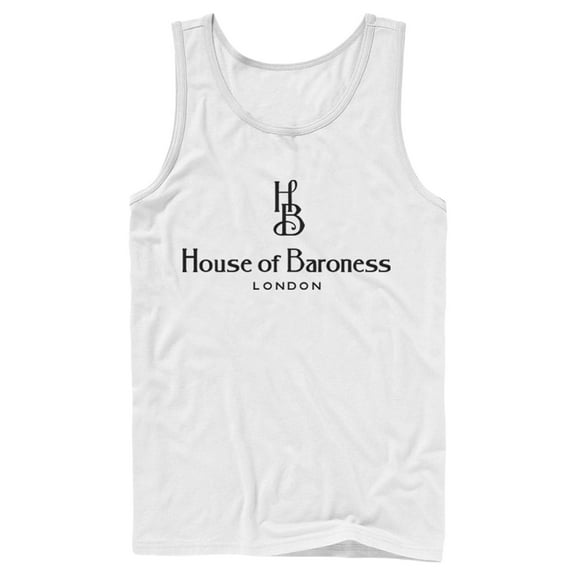 Men's Cruella House of Baroness London Logo Tank Top White Medium