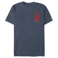 thumbnail image 1 of Men's Cruella Large Emblem  Graphic Tee Navy Blue Heather 3X Large, 1 of 3
