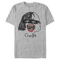 thumbnail image 1 of Men's Cruella Look Fabulous Drawing  Graphic Tee Athletic Heather Small, 1 of 5