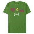thumbnail image 1 of Men's Cruella Patches Logo  Graphic Tee Kelly Green Large, 1 of 5