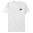 thumbnail image 1 of Men's Cruella Rebel Heart  Graphic Tee White Large, 1 of 5