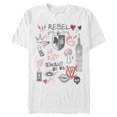 thumbnail image 1 of Men's Cruella Rebel Icons  Graphic Tee White Medium, 1 of 5