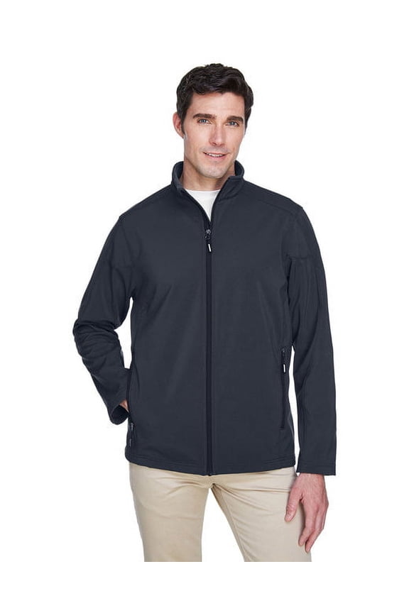 Men's Cruise Two-Layer Fleece Bonded Soft Shell Jacket - CARBON - 2XL