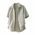 thumbnail image 1 of Men's Cuban Guayabera Stripe Shirt Short Sleeve Button Down Shirts Casual Summer Beach Vacation Lightweight Shirts, 1 of 5