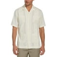 thumbnail image 1 of Men's Cubavera Guayabera Button-Down Shirt Color: Ivory Size: XL, 1 of 3
