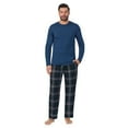 thumbnail image 1 of Men's Cuddl Duds® Classic Long Sleeve Pajama Top & Pajama Pants Set, 1 of 4