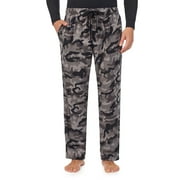 Men's Cuddl Duds® Fleece Pajama Pants Color: Black Camo Size: XL