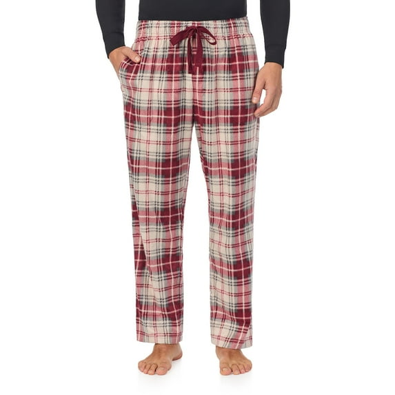 Men's Cuddl Duds® Fleece Pajama Pants Color: Winter Plaid Size: L