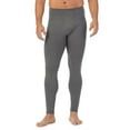 thumbnail image 1 of Men's Cuddl Duds® Midweight Cottonwear Performance Base Layer Pants Color: Grey Heather Size: XL, 1 of 4