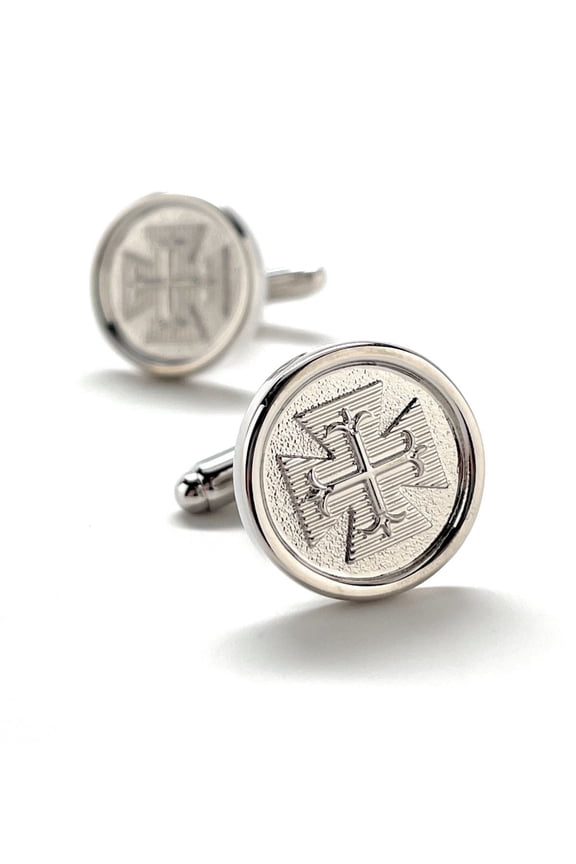 Men's Cufflinks Bottoni Cross Christian Gifts Silver Design Religious Gift Cuff Links Catholic Clergy Priest Gift Holy Father