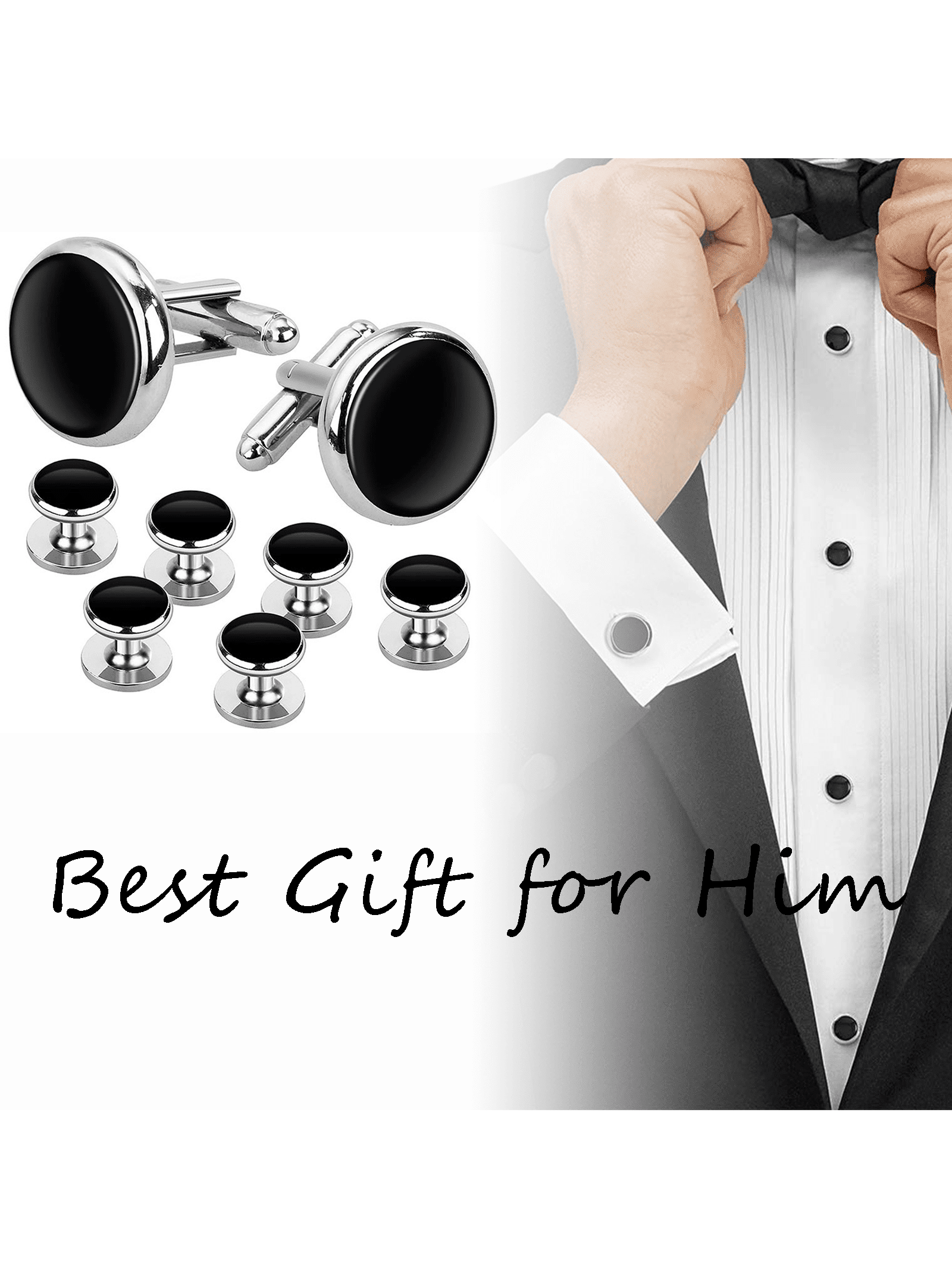 Tuxedo Shirt Studs And Cufflinks