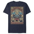 thumbnail image 1 of Men's Cuphead King Dice All Bets Are Off Poster Graphic Tee Navy Blue Medium, 1 of 5