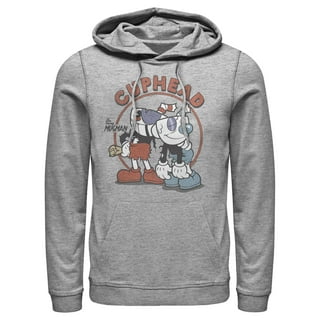 Boy's The Cuphead Show! Ms. Chalice Panels Graphic Tee Charcoal Heather  Medium 
