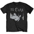 thumbnail image 1 of Men's Cure Robert Illustration Slim Fit T-shirt Large Black, 1 of 3