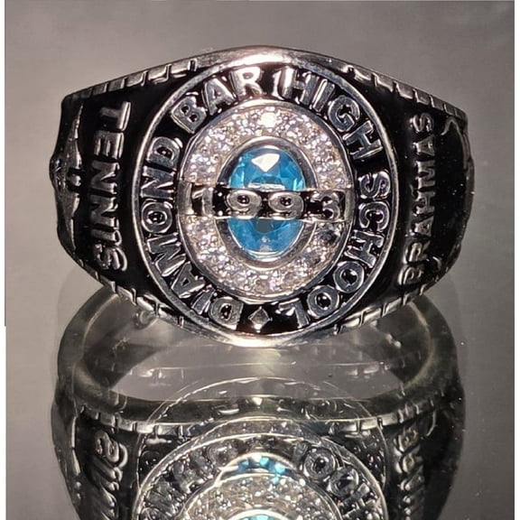 Men's Custom High School Class Ring for College & University Students, Graduation Ring for Him