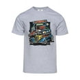 thumbnail image 1 of Men's Custom Hot Rods Short-Sleeve T-Shirt - Heather Grey - Large, 1 of 1