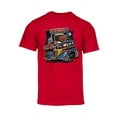 thumbnail image 1 of Men's Custom Hot Rods Short-Sleeve T-Shirt - Red - Medium, 1 of 1