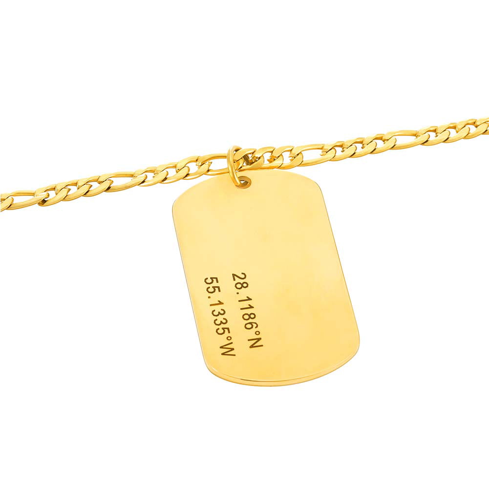 Men's Personalised Vertical Silver Bar Necklace By Minetta Jewellery |  notonthehighstreet.com