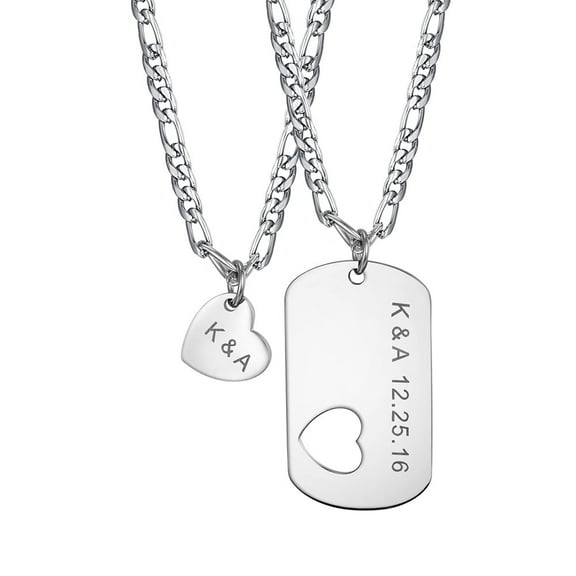 Men's Custom Necklace Personalized Stainless Steel Engraved Customized Cuff Necklace Anklet for men, Personalized Jewelry Gift for Dad, Boyfriend, Brother