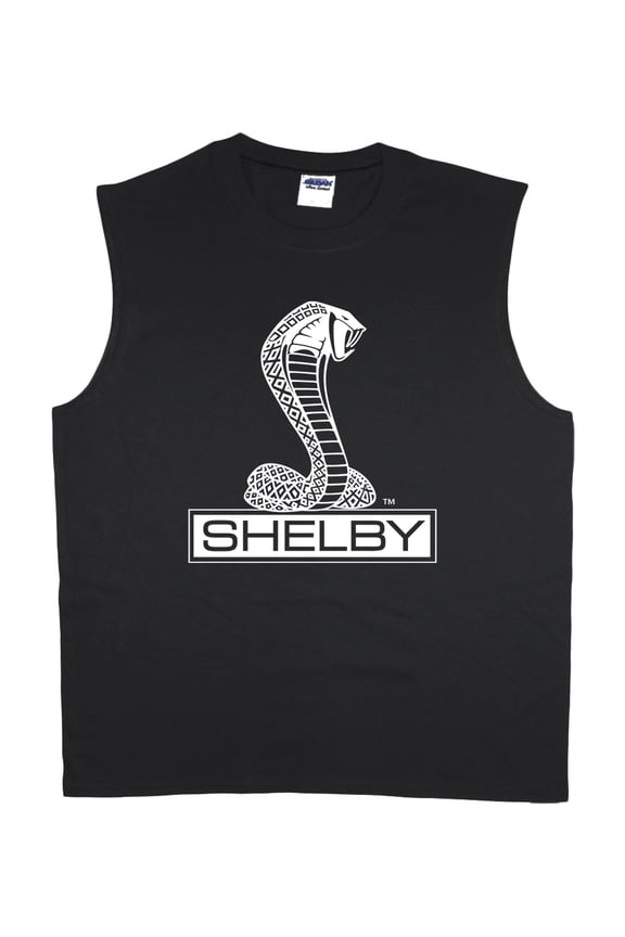 Men's Cut Off Shirts Shelby Cobra Ford Mustang T-shirt Sleeveless Muscle Tee Shirt