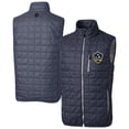 thumbnail image 1 of Men's-Cutter & Buck Anthracite LA Galaxy Rainier PrimaLoft Eco Insulated Full-Zip Puffer Vest, 1 of 3