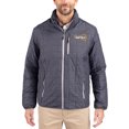 thumbnail image 1 of Men's-Cutter & Buck  Anthracite Northern Arizona Lumberjacks Rainier Eco Insulated PrimaLoft Full-Zip Puffer Jacket, 1 of 2