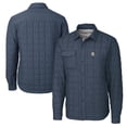 thumbnail image 1 of Men's Cutter & Buck  Anthracite Notre Dame Fighting Irish Alumni Logo Rainier PrimaLoft Eco Insulated Quilted Button-Up, 1 of 3
