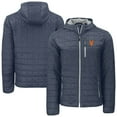 thumbnail image 1 of Men's-Cutter & Buck  Anthracite Virginia Cavaliers Rainier Eco PrimaLoft Hooded Full-Zip Jacket, 1 of 3